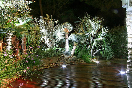 Eclairage dans le jardin - SARL PAIN Paysagiste à Guérande, Batz-Sur-Mer, La Baule, Pornichet, Le Croisic