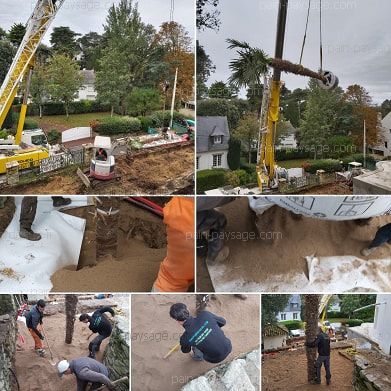 Aménagements paysagers complexes sur La Baule 