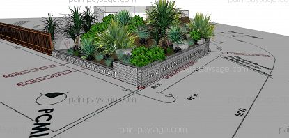 Gabions compacts en murets de soutènement sur Piriac sur Mer