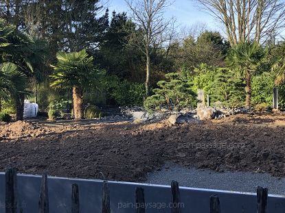 Réfection d'un jardin sur Saint André des Eaux