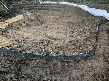 Réfection d'un jardin sur Saint André des Eaux