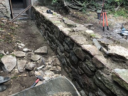 Réfection d'une cour patio sur Pornichet