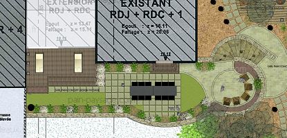 Suite de notre aménagement d'un jardin en front de mer à la Baule