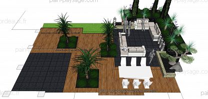 Réfection d'une terrasse existante sur Saint André des eaux