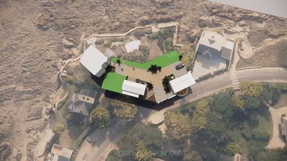 reféction de circulations et d'une terrasse sur le Pouliguen